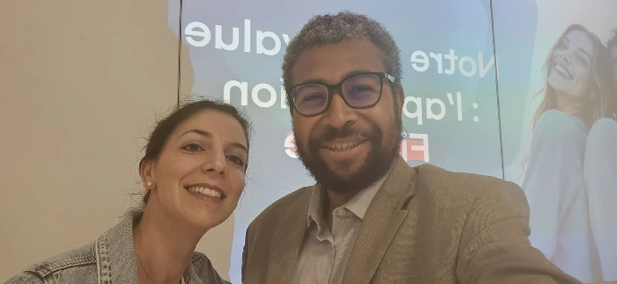 Aurélie et Éric au Séminaire Pro à Mâcon